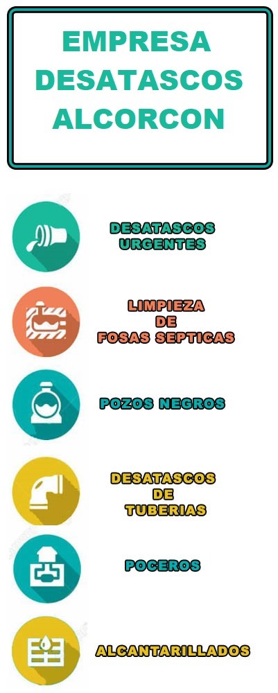 servicios de desatascos en alcorcon